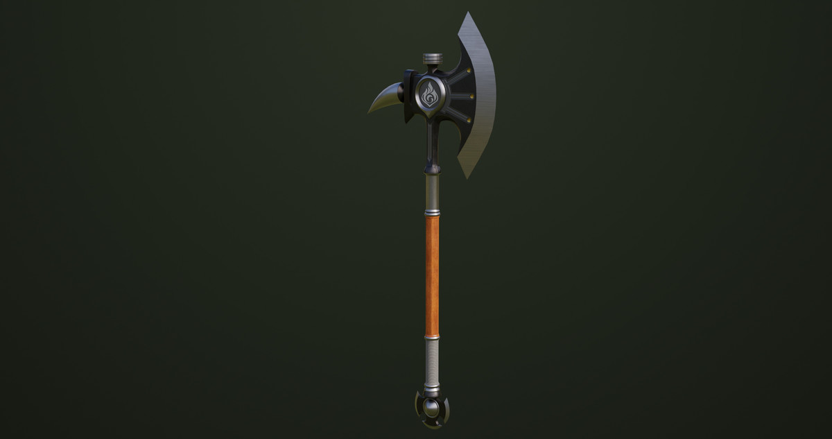 Battle Axe 11 URP HDRP Textures