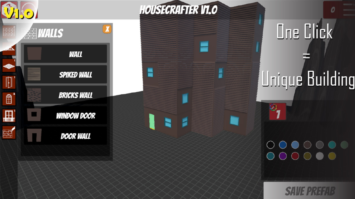 House Crafter V1.0- Modular Building Designer
