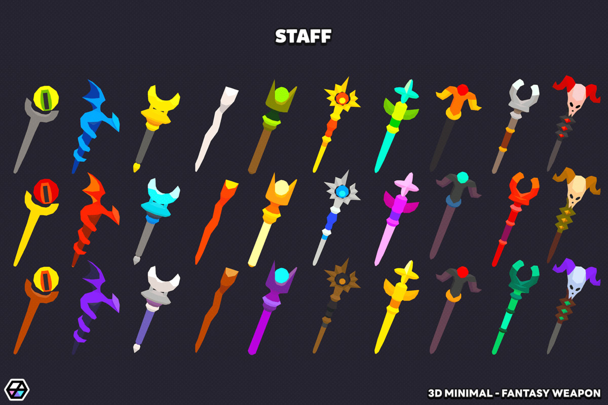3D Minimal - Fantasy Weapon