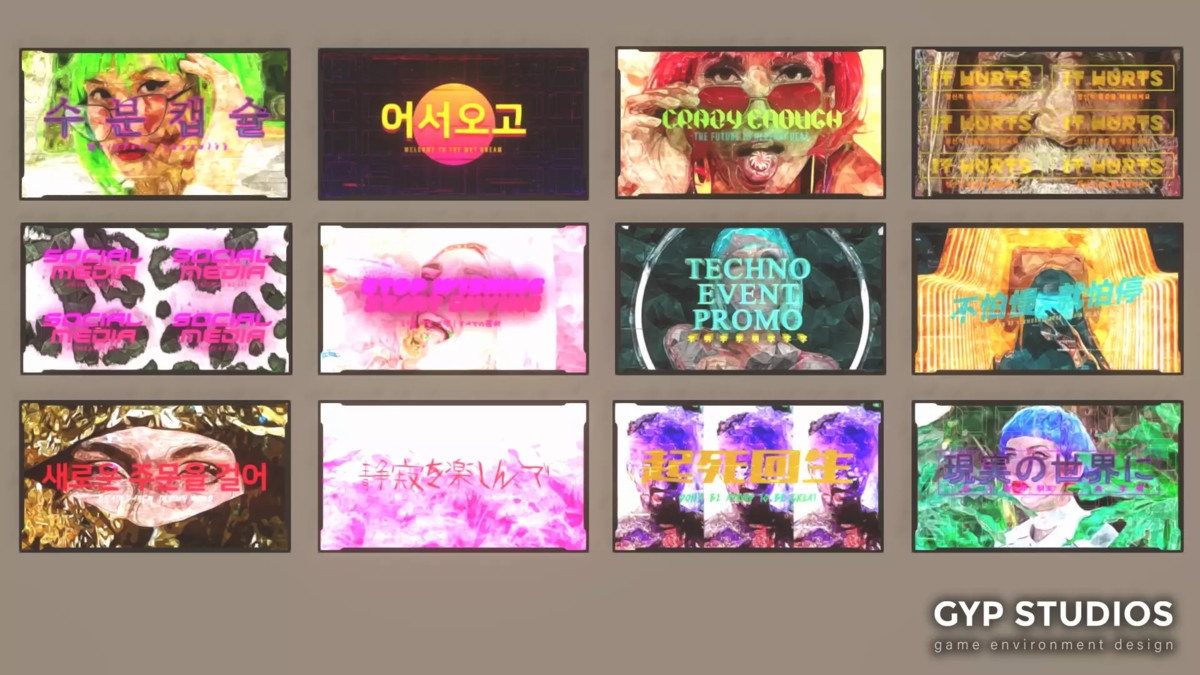 Cyberpunk Bundle - Low Poly