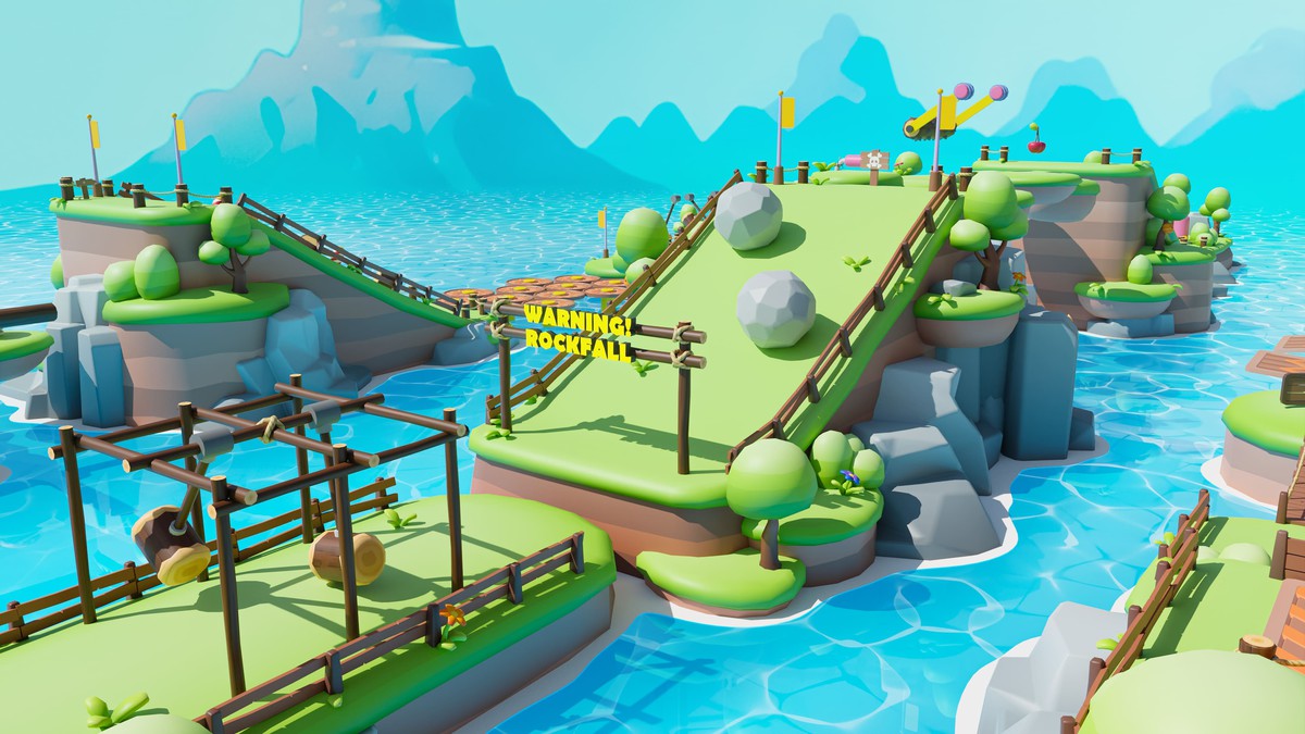 Platformer Deathrun - Low Poly 3D Models Pack