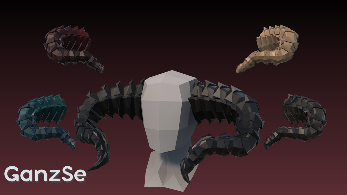 GanzSe Horns - Fantasy Low Poly Pack