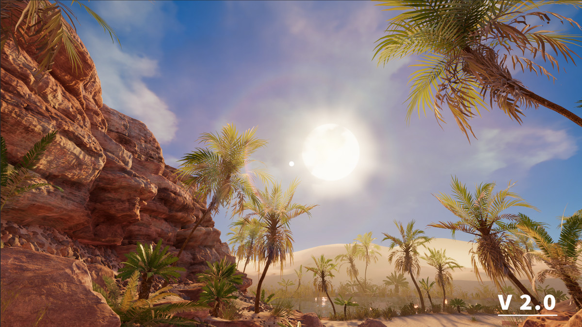 Procedural Stylized Sky 2