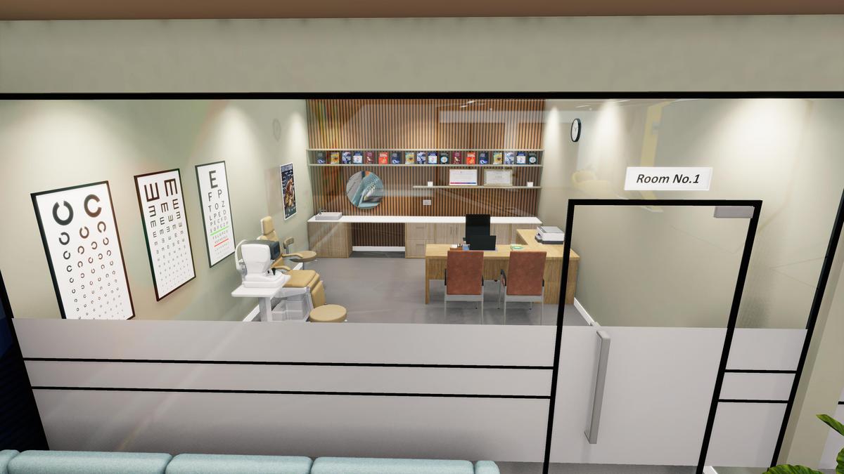 Modern Eye Clinic Interior Environment