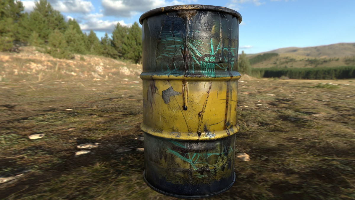 Barrels Drums Racks Volume one: photogrammetry custom LODs
