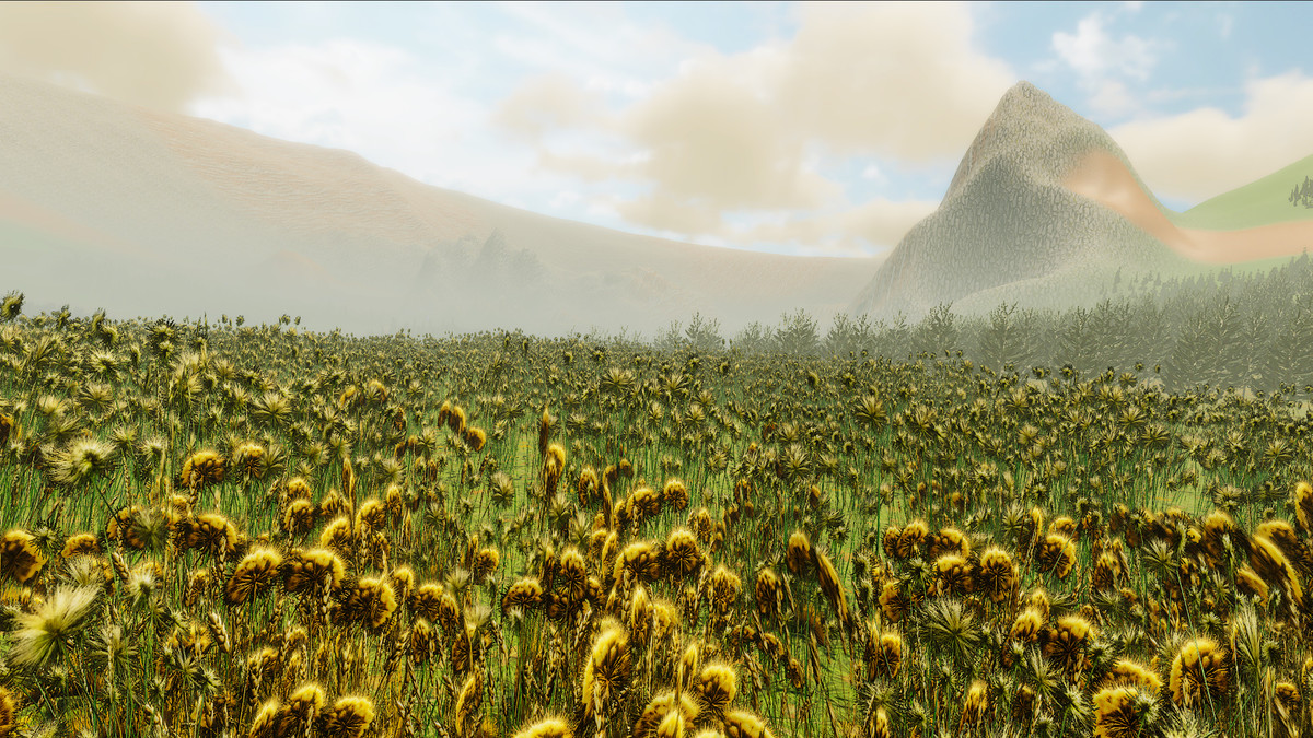 Flora Grass & Flowers Terrain Detail Vegetation Green Pack