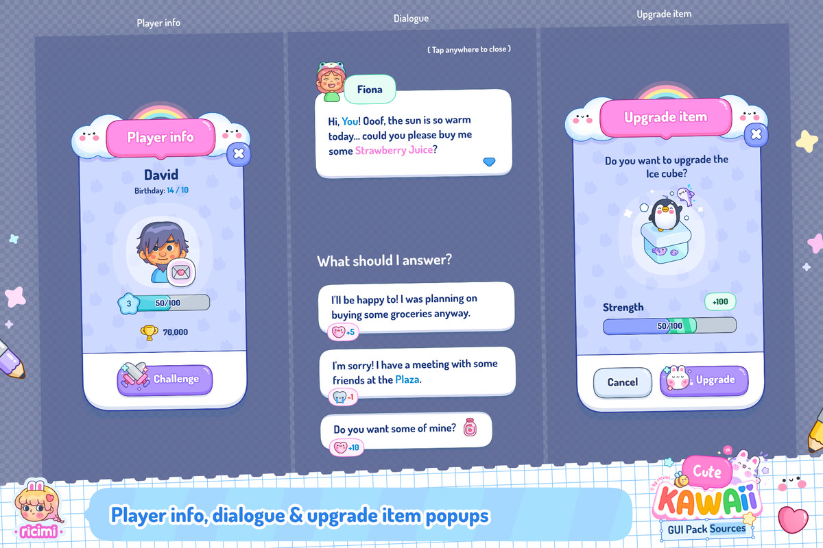 Cute Kawaii GUI Pack Sources