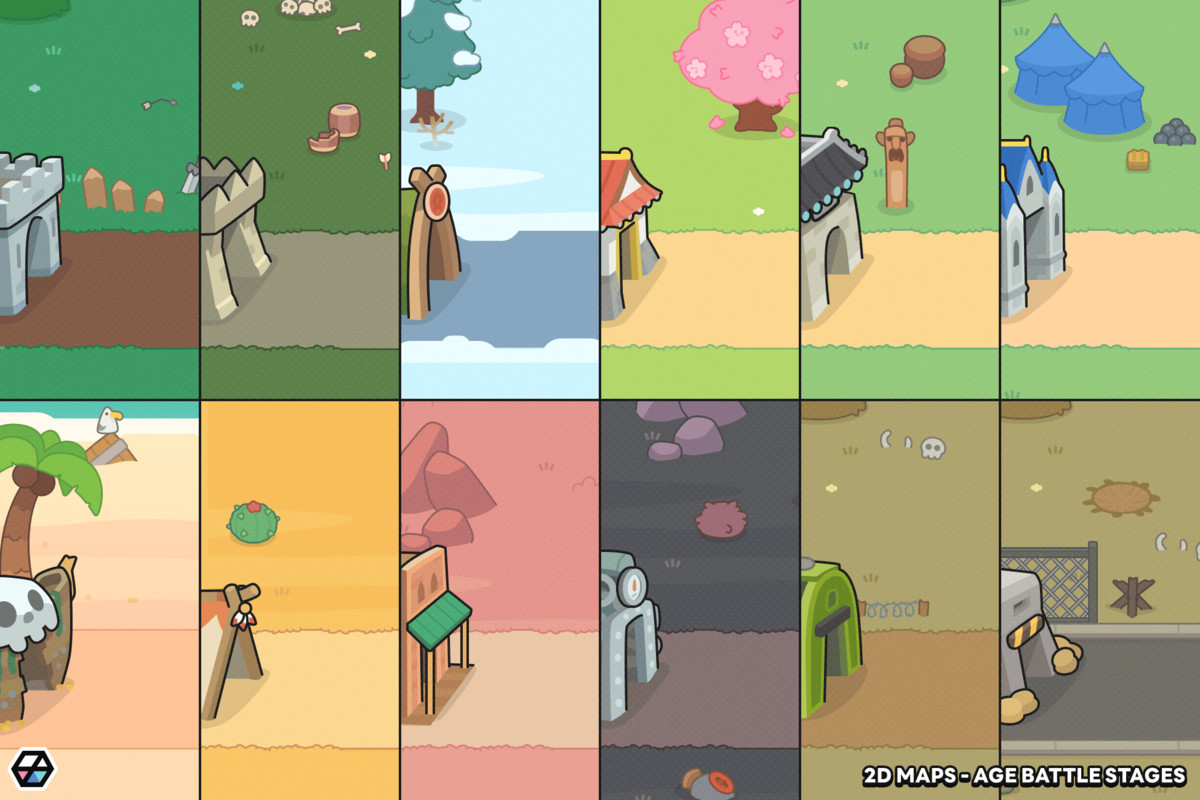 2D Maps - Age Battle Stages