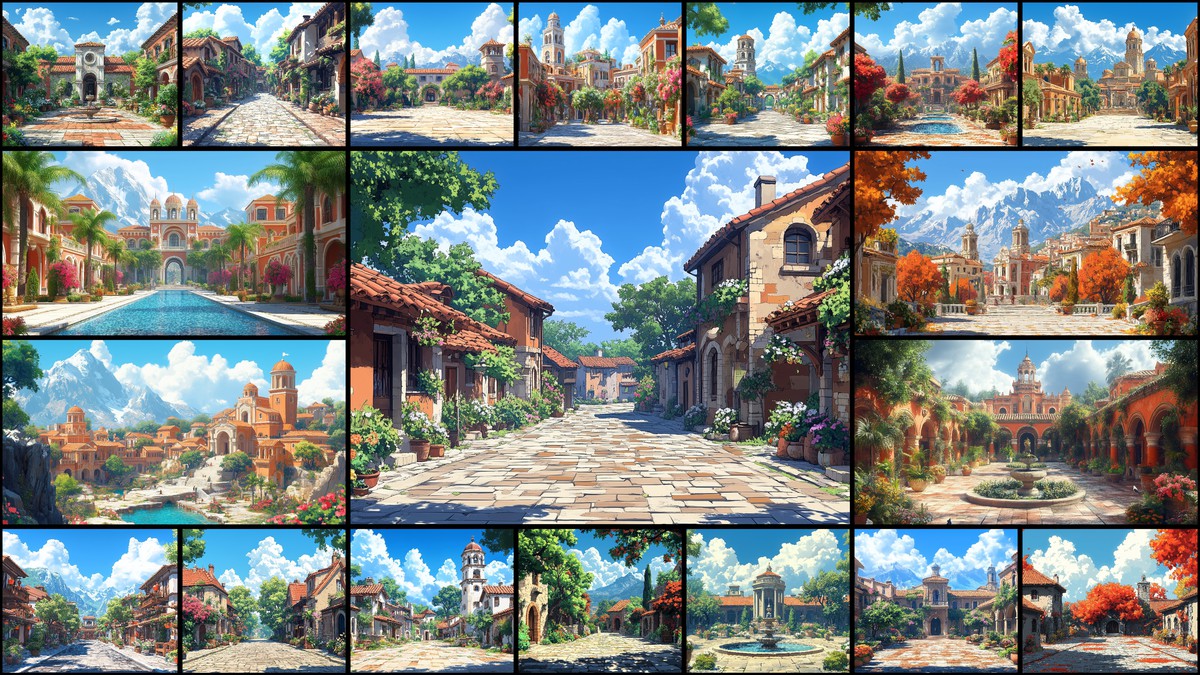 2D Backgrounds Huge Pack
