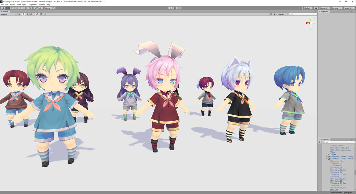 Official Thema - SD Unity-chan Haon Custom