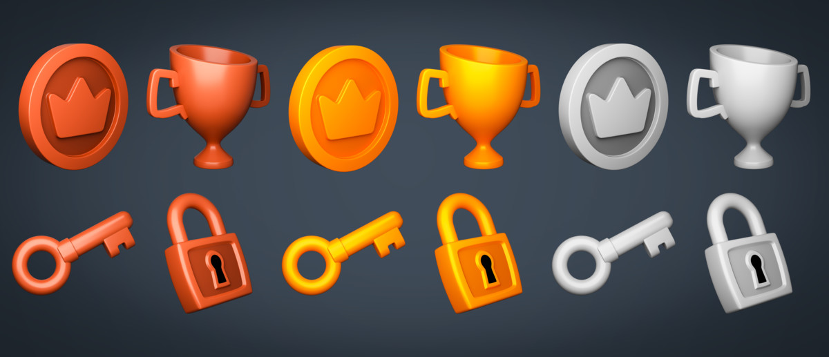 2D Toon Game Icons Pack