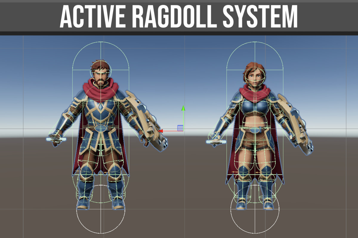 Stylized Modular Warriors – Fantasy Character Pack