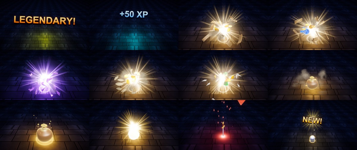 RPG Loot Feedback FX — 260+ Loot, Chest & Reward Effects
