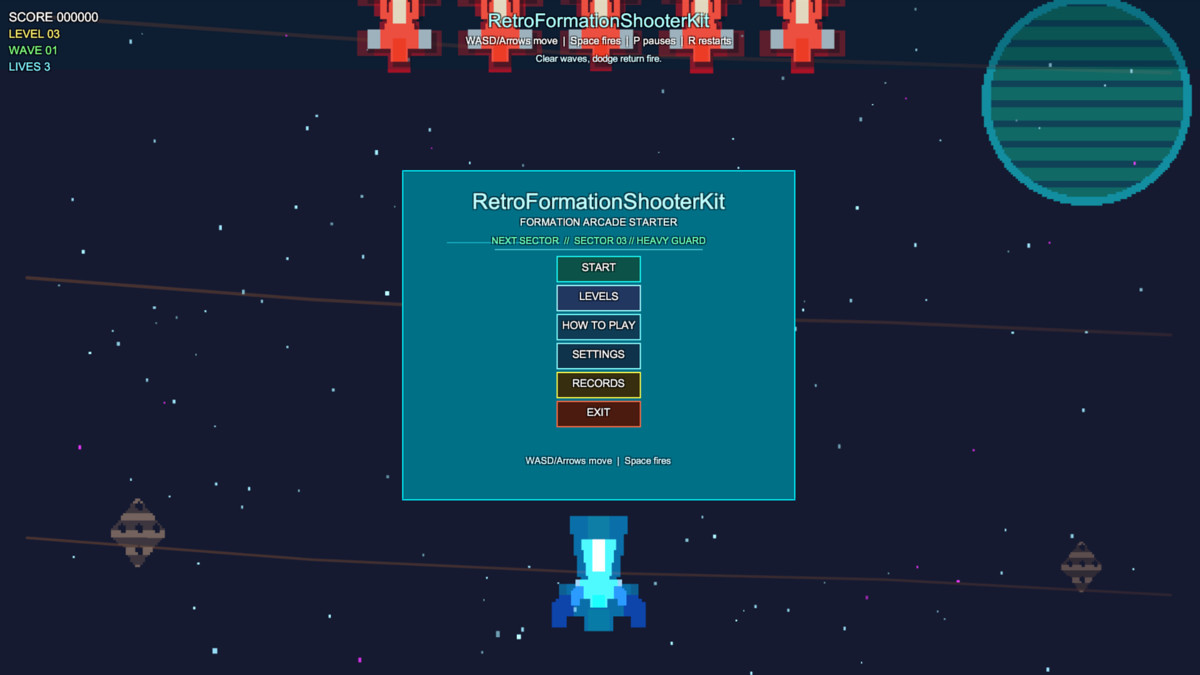 Retro Formation Shooter Kit