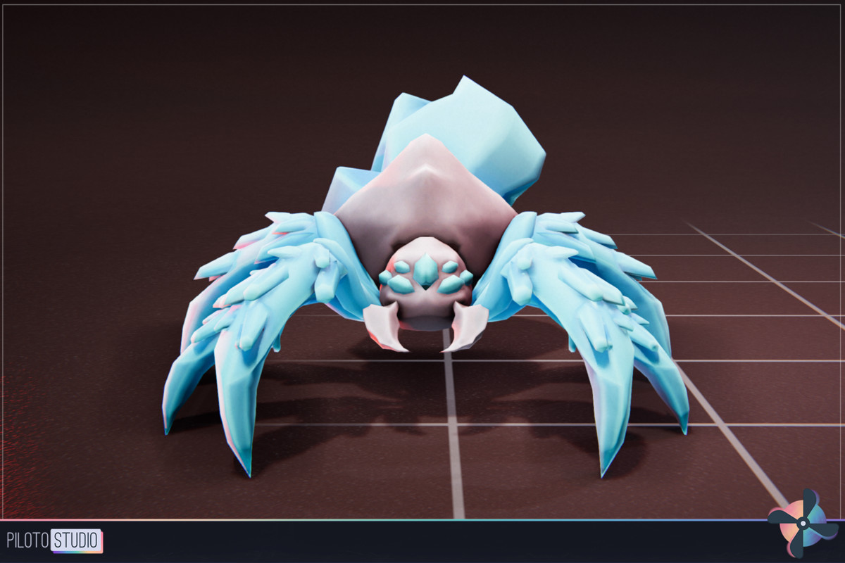 Spider Ice - 3 Characters + Animations