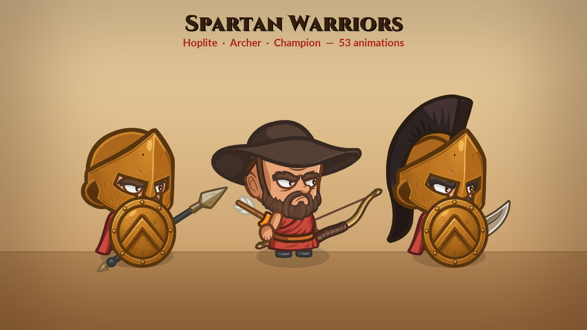 Spartan warriors pack