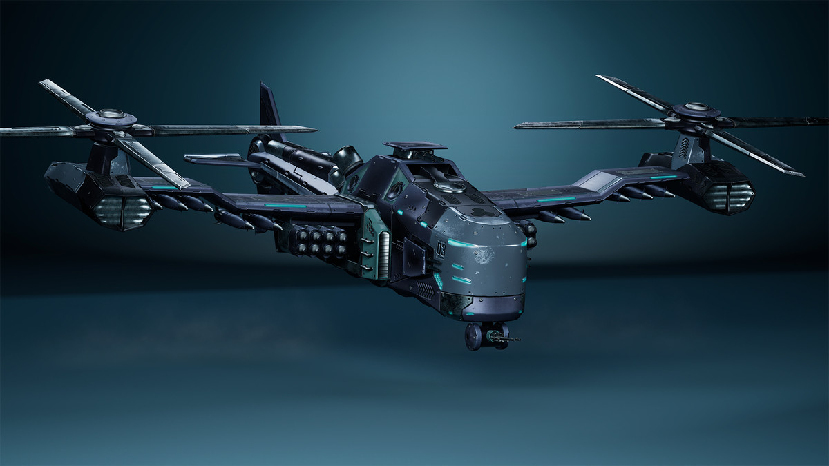 Sci-Fi Transport - Military Helicopter