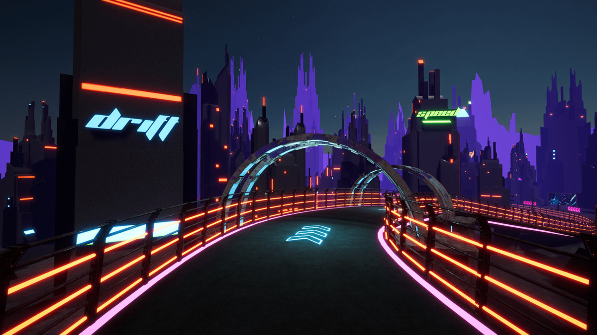 Neon Drift - Cyber Racing Track (URP)