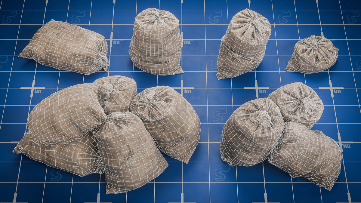 Realistic Garbage Bags Pack