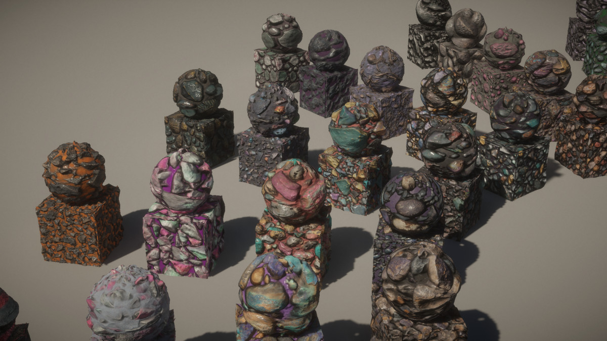 Alien Ground Materials - Pebbles