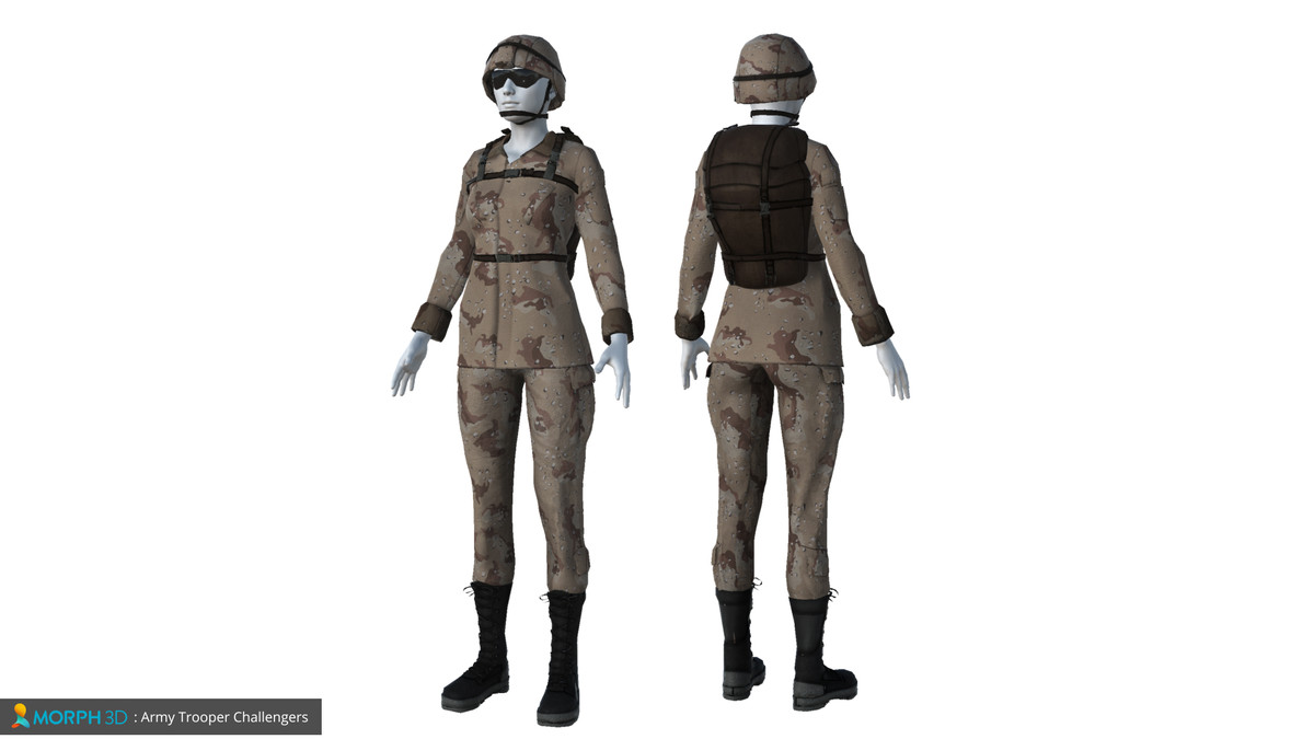 MCS Female: Army Trooper