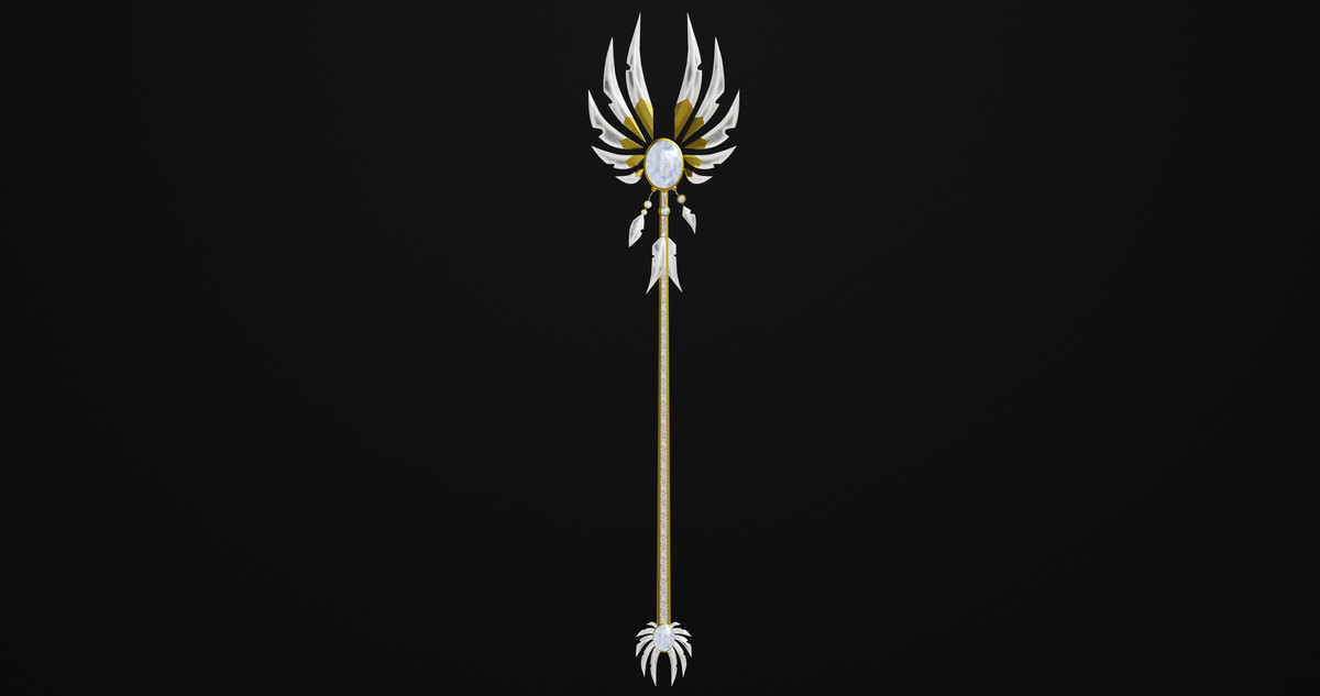 Fantasy Trident 08 URP HDRP Textures
