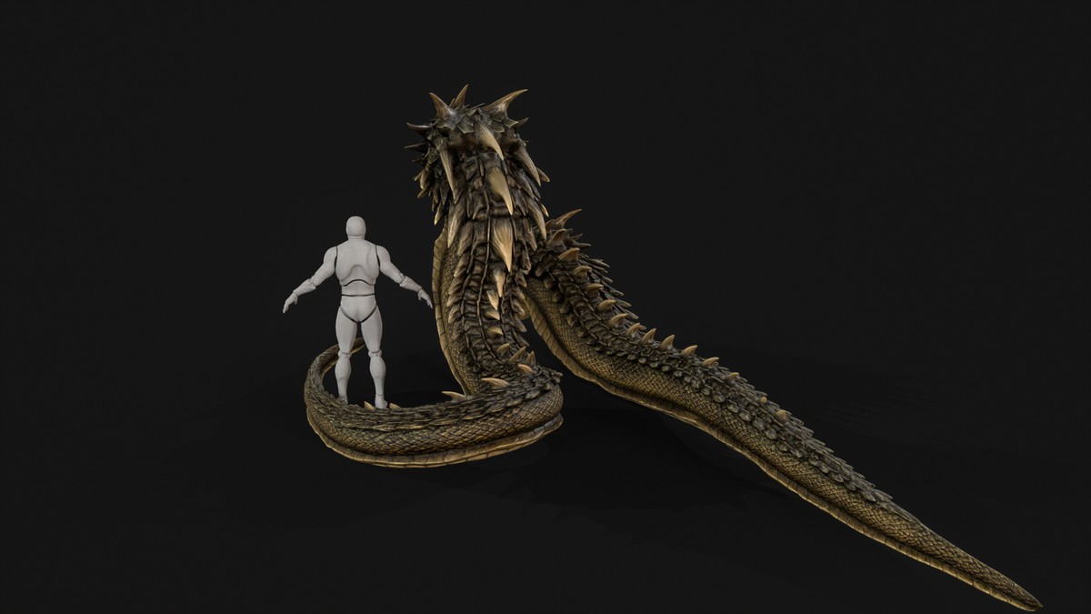 Basilisk Snake Character