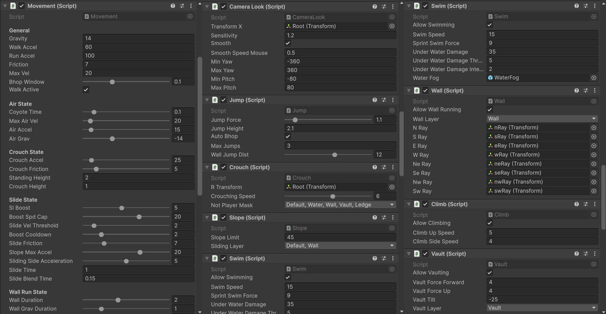Parkour Character Controller - State Machine