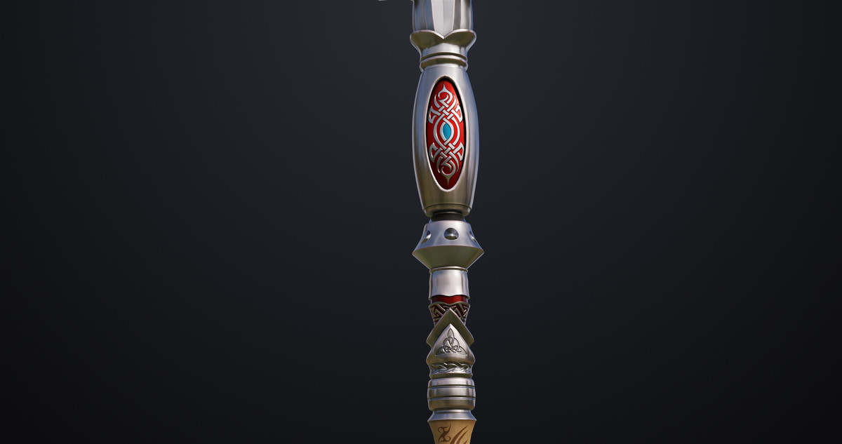 Battle Axe 05 URP HDRP Textures