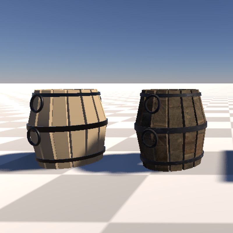 WatchTower Demo Props Crate & Barrel HDRP/URP