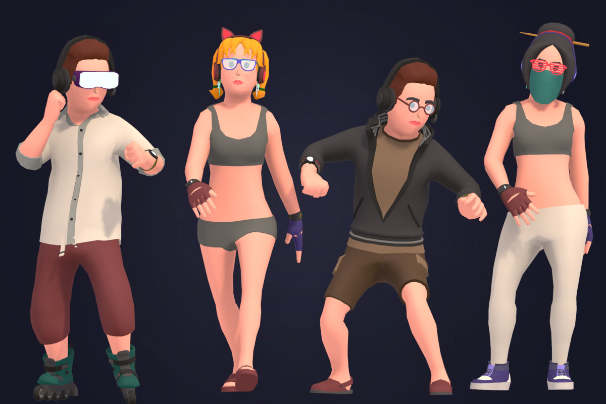 Customizable 3D City Characters Bundle