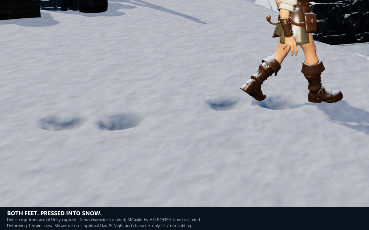 Celestial Cycle: Dynamic Season – URP Snow, Rain & Footprints