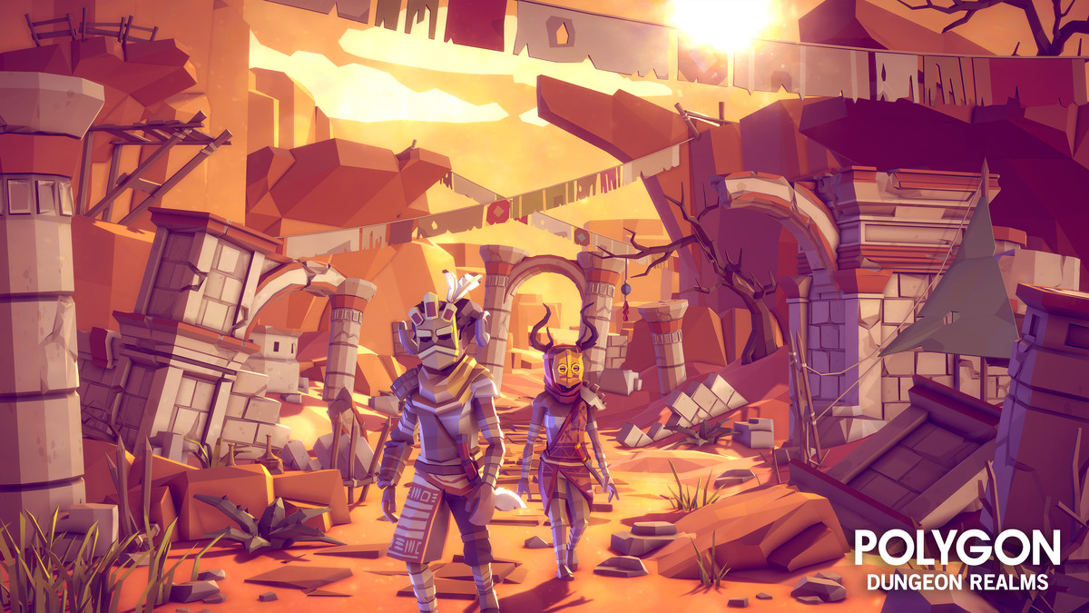 Value Bundle – POLYGON Dungeon Realms and Dwarven Dungeon Map