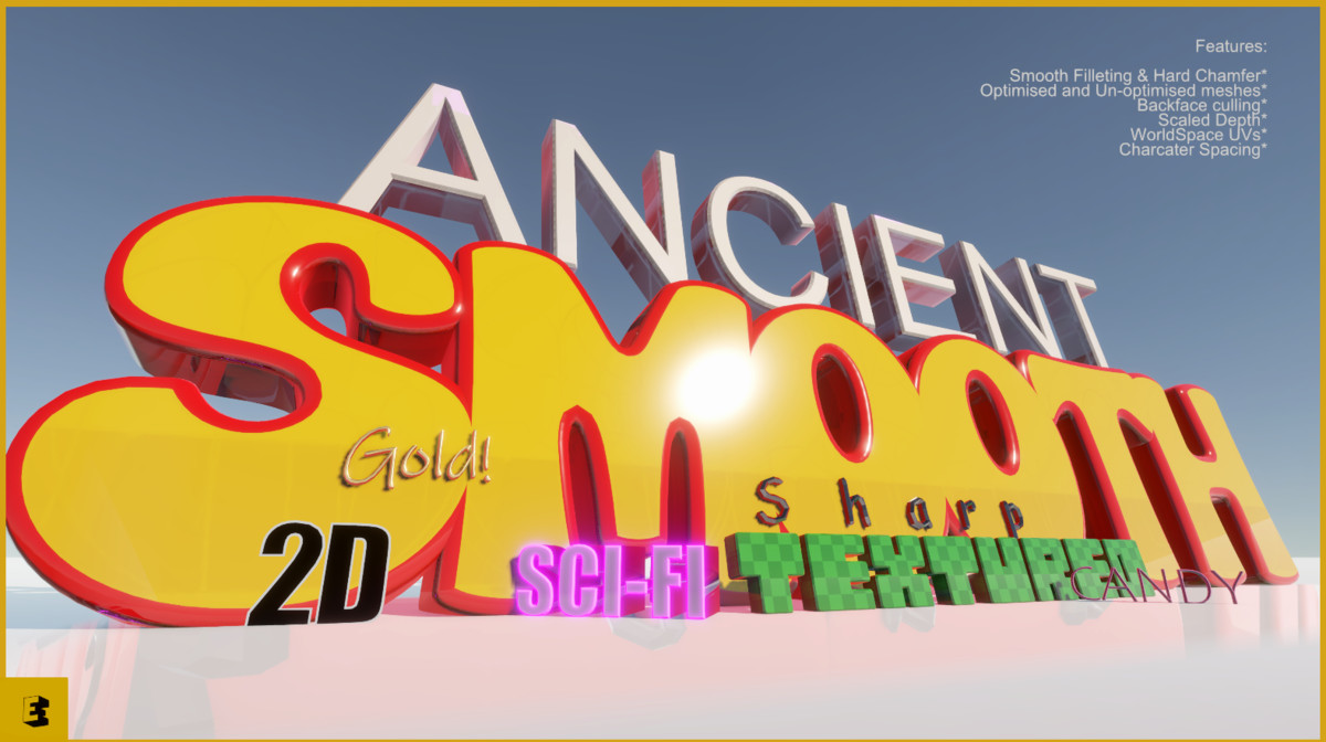 EDGE - Native 3D Text