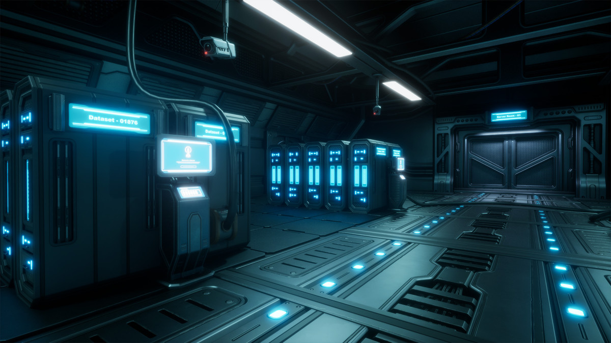 Sci-Fi Server room