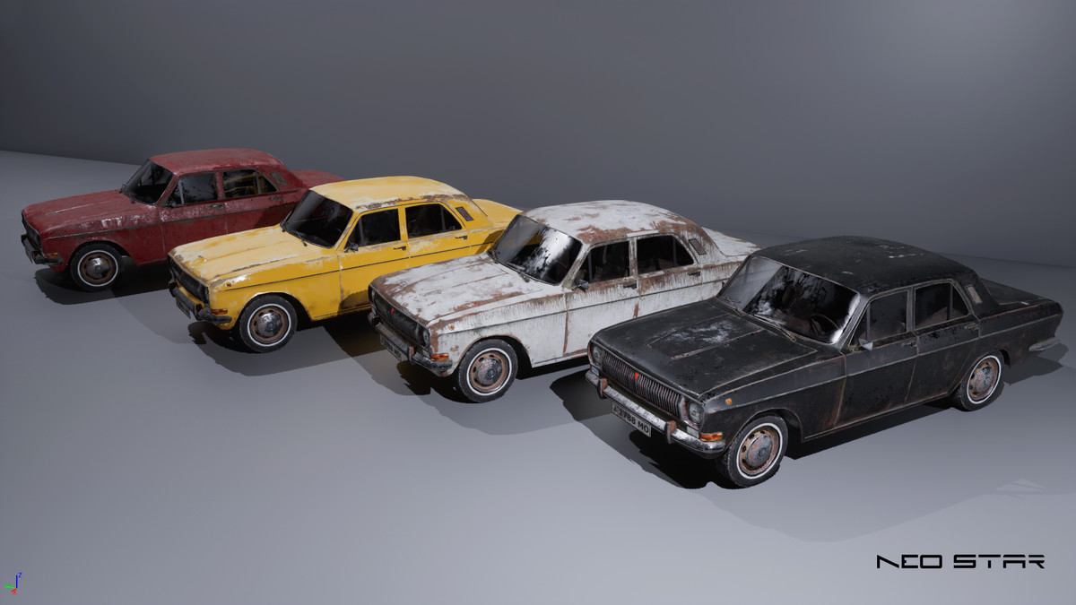 Old Soviet Cars Pack