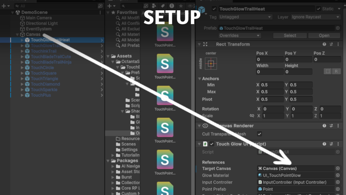 Touch Effect System: customizable VFX feedback for cross-platform input