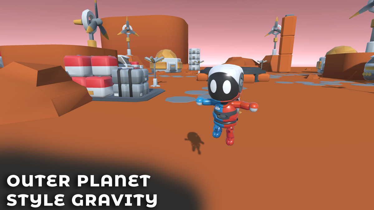 Astronaut Controller | Physics based Sci Fi/Space/Planet Exploration Template