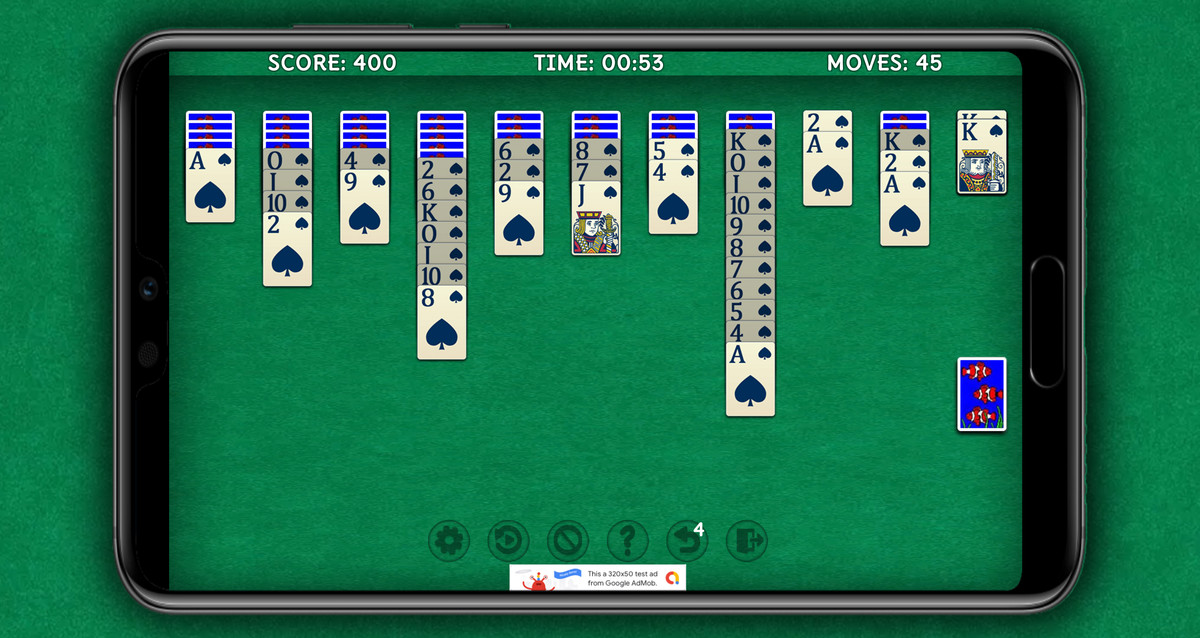 Spider Solitaire Template (Portrait + Landscape)