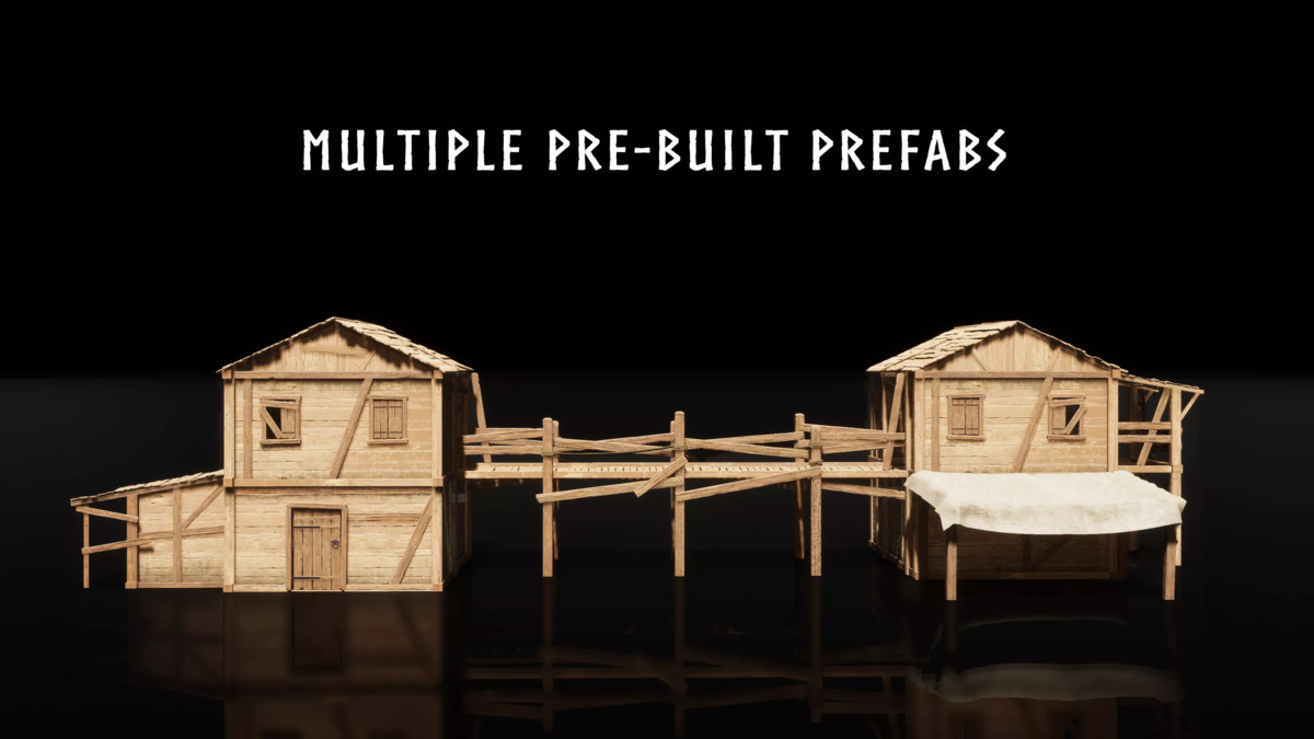 Indie Dev Essentials Bundle: Environments, VFX, Props (20 Packages)