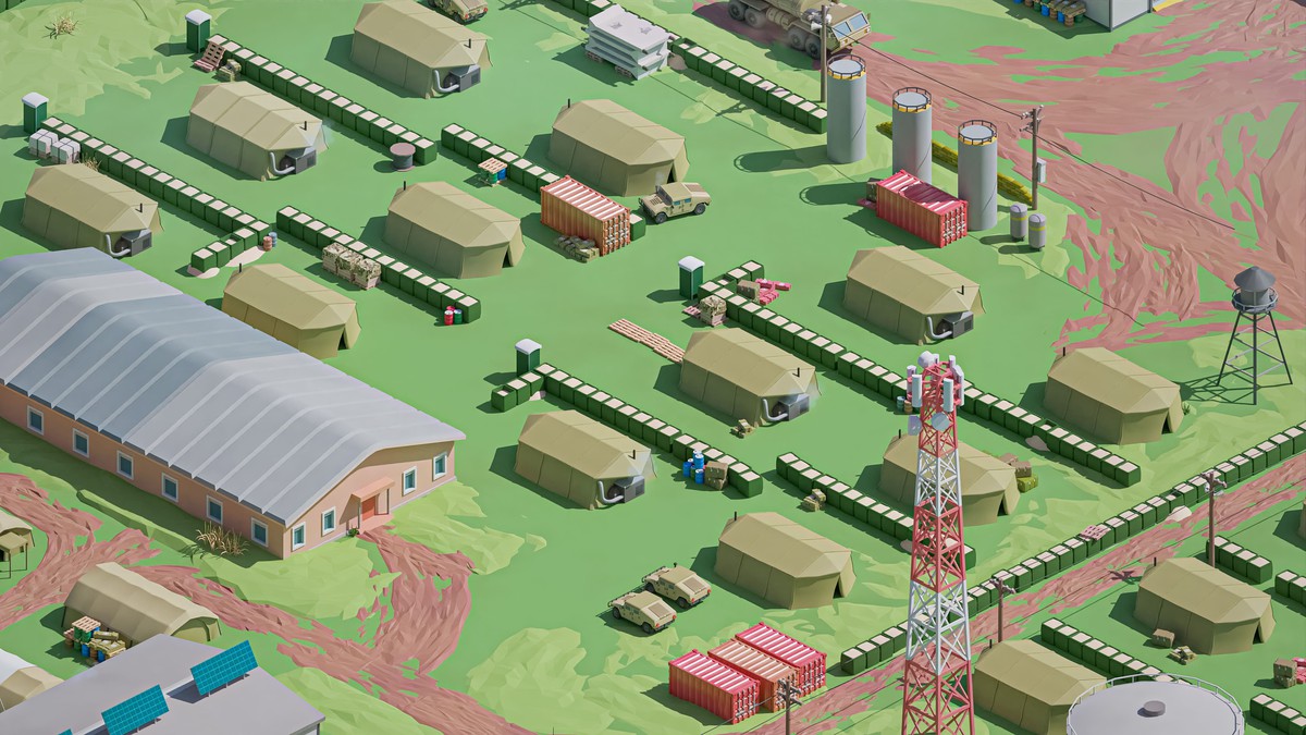 Military 2 - Low Poly 3D Models Pack