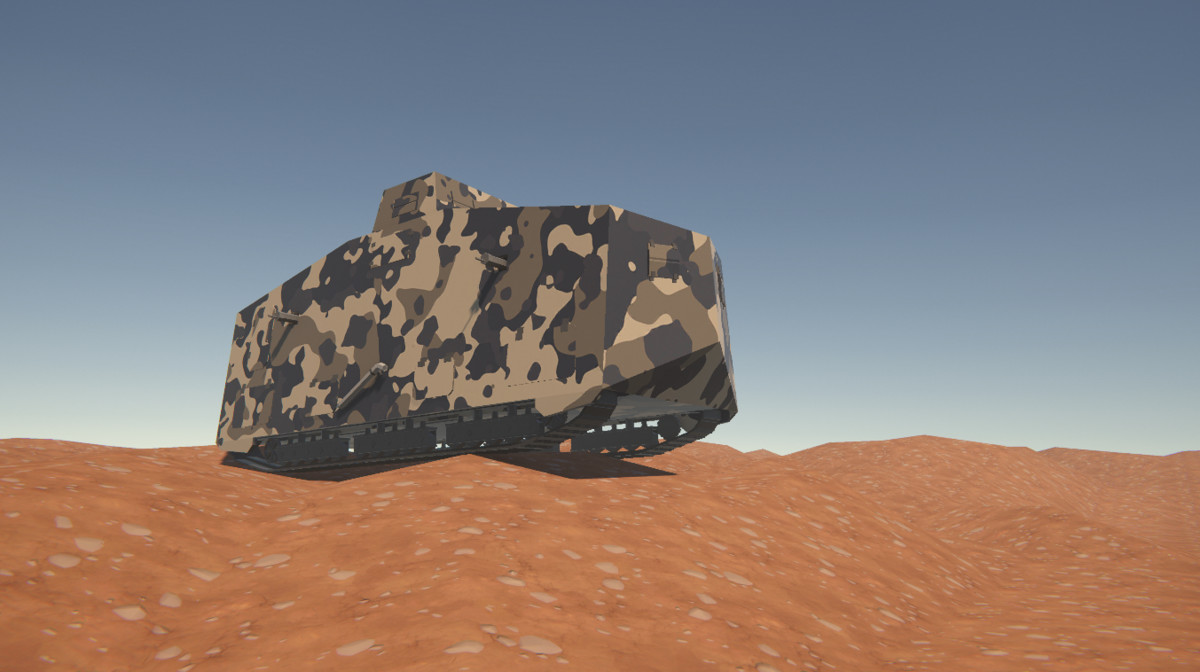 WW1 Lowpoly Tank Asset Pack