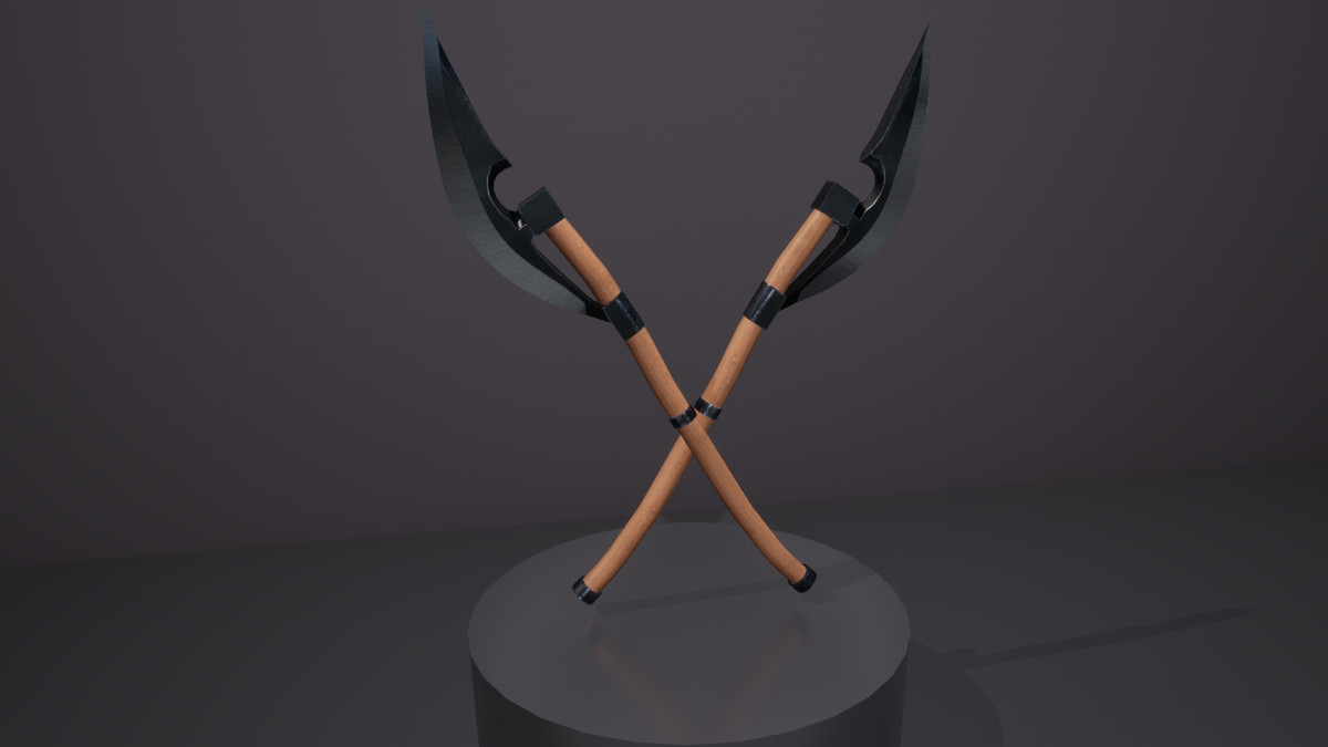 Realistic War Axe Bundle - 4K PBR Weapons