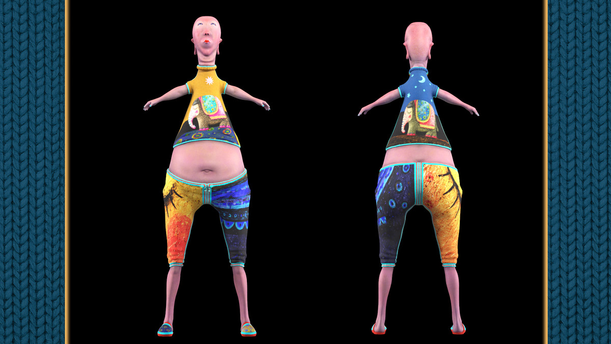 Funky Cartoon Woman – Gloria