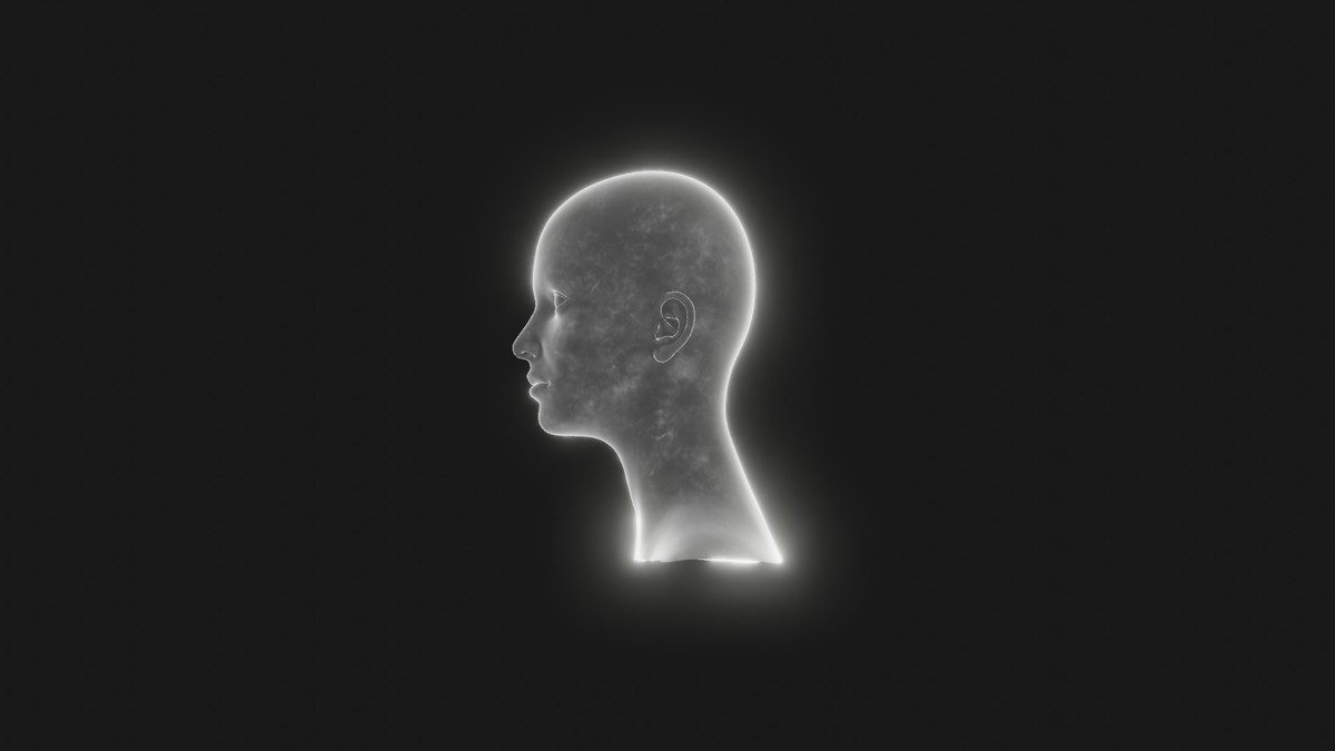 Ghostly Male Female Heads 3D Model Pack - Animated, Blend Shapes