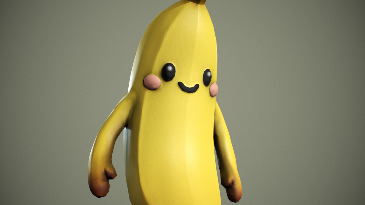 Cute Banana Character
