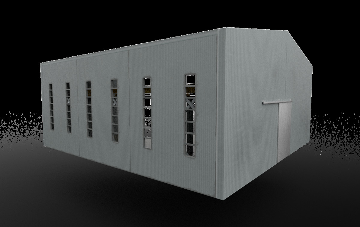 Modular Factory Kit - Scalable Low Poly Warehouse