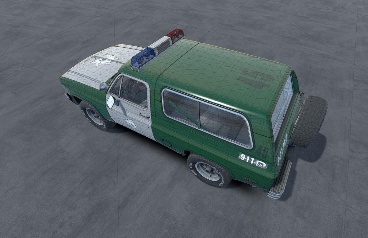 80s Offroad police car