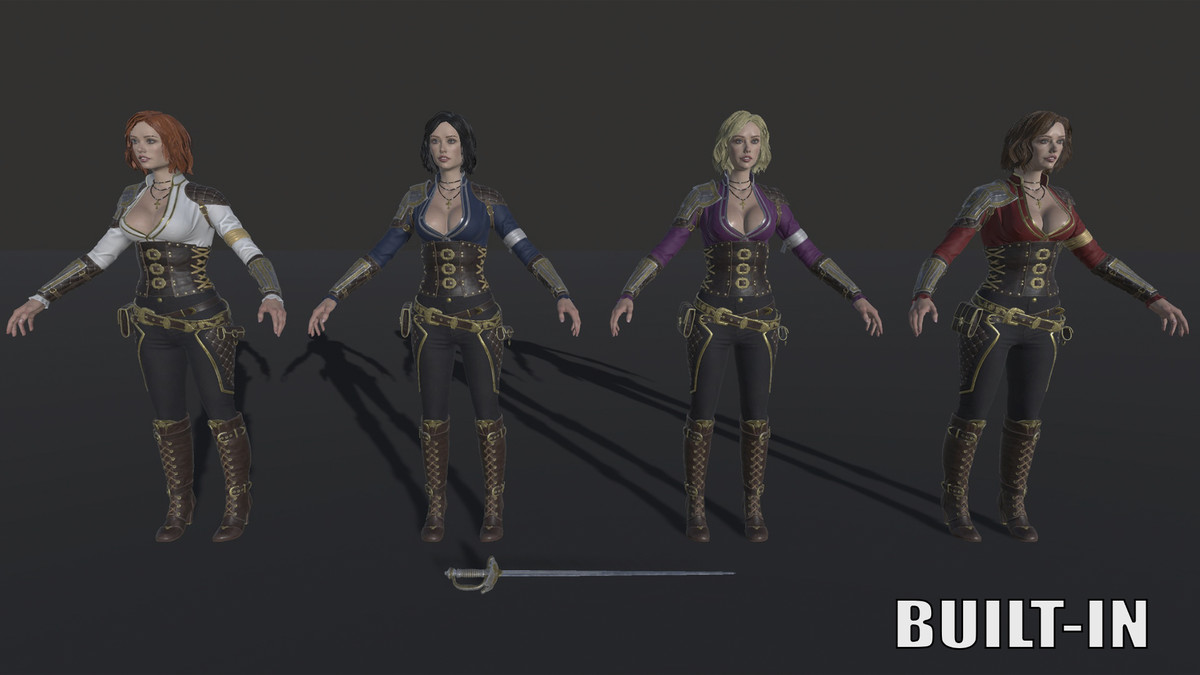 Sword Master - RPG/Semi-Realistic/Female Fantasy Character