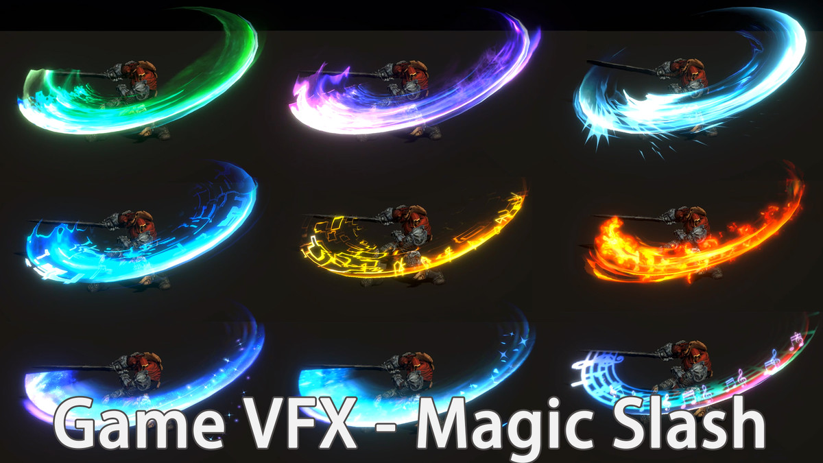 Game VFX - Combat Slash & Trails